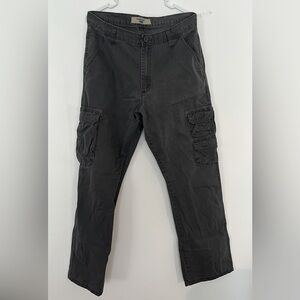 Gray Wrangler Cargo Pants Size 34x32